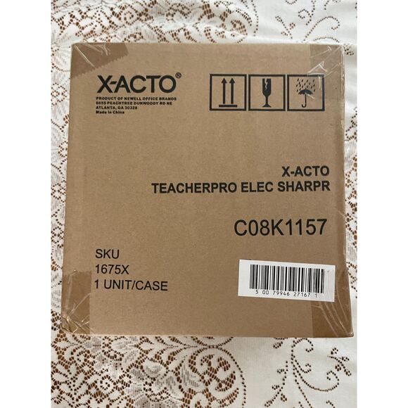 New X-Acto Teacher Pro Electric Pencil Sharpener 1675X Boxed Homeschool & Artist - Picture 4 of 6